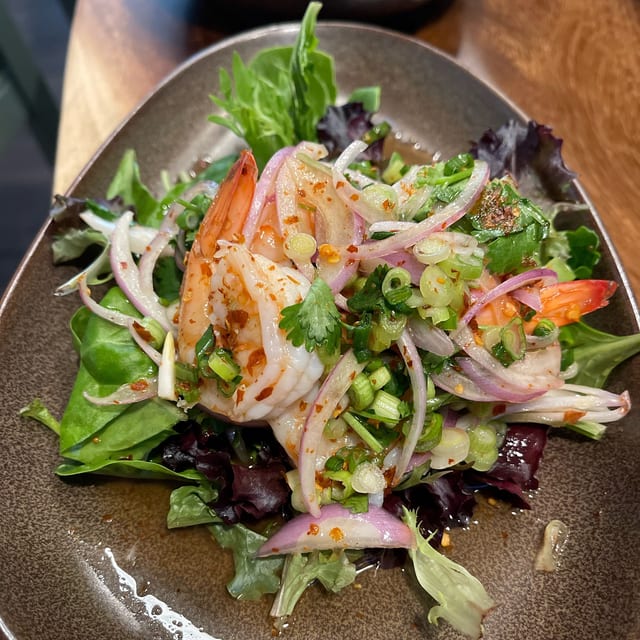 Jumping Shrimp Salad.