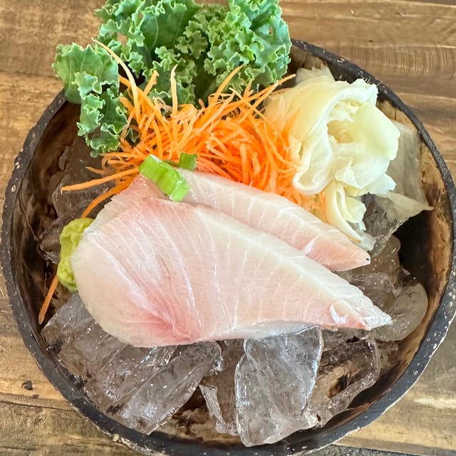 Hamachi Sashimi.