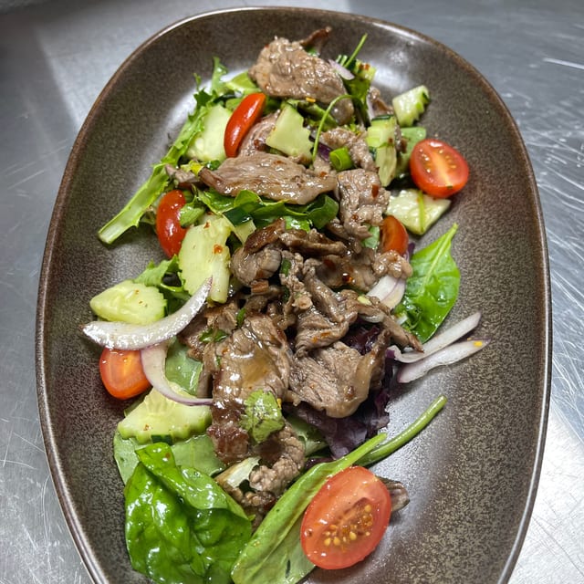 Spicy Beef Salad.