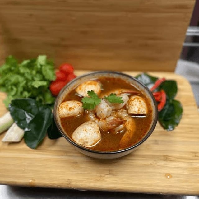 Tom Yum Goong Soup.