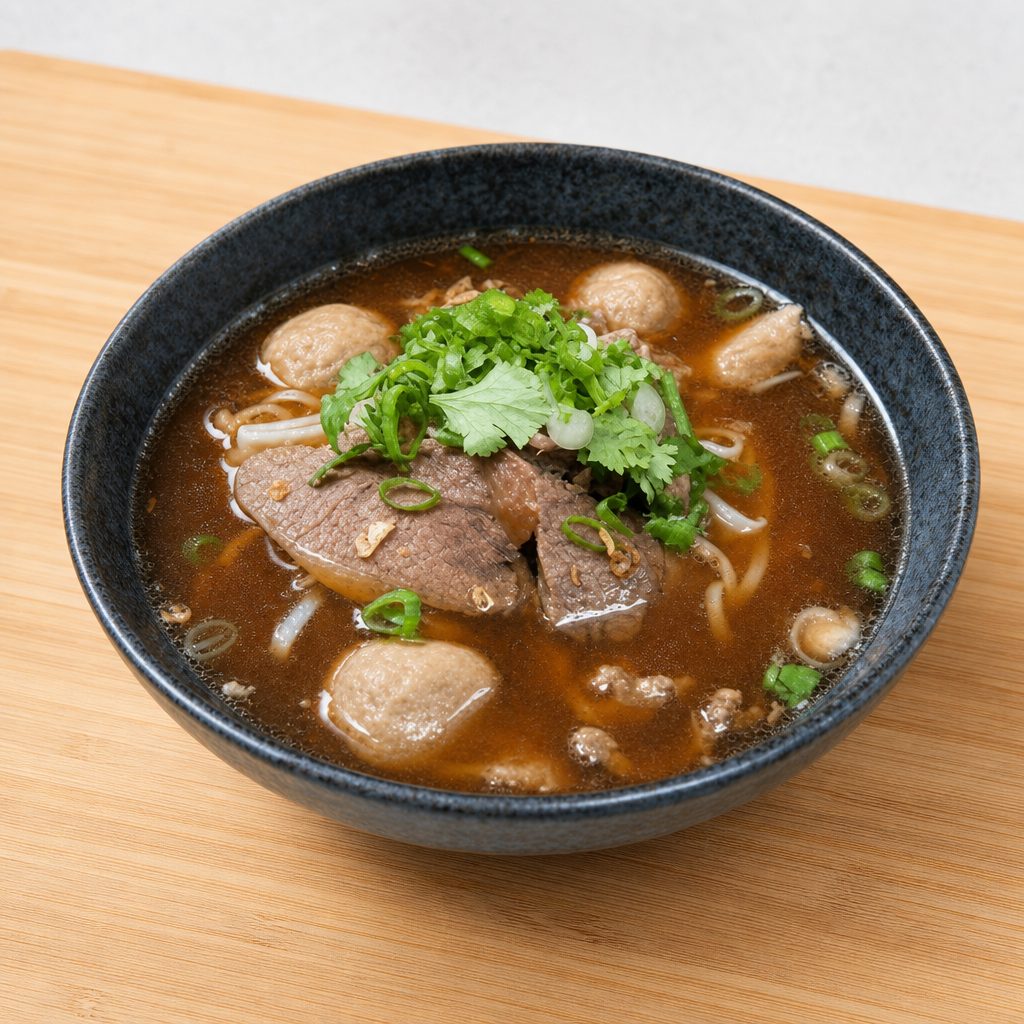 Thai Beef Noodle Soup.