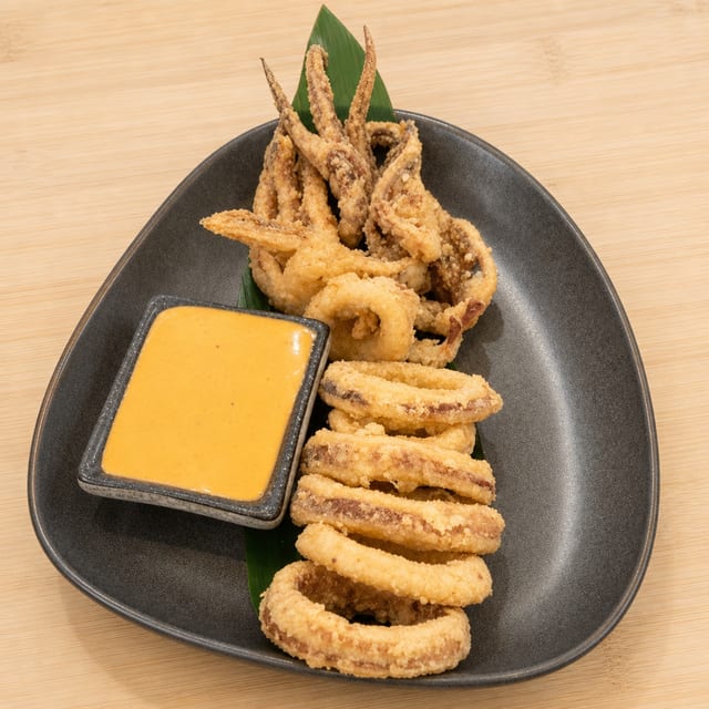 Fried Whole Squid.