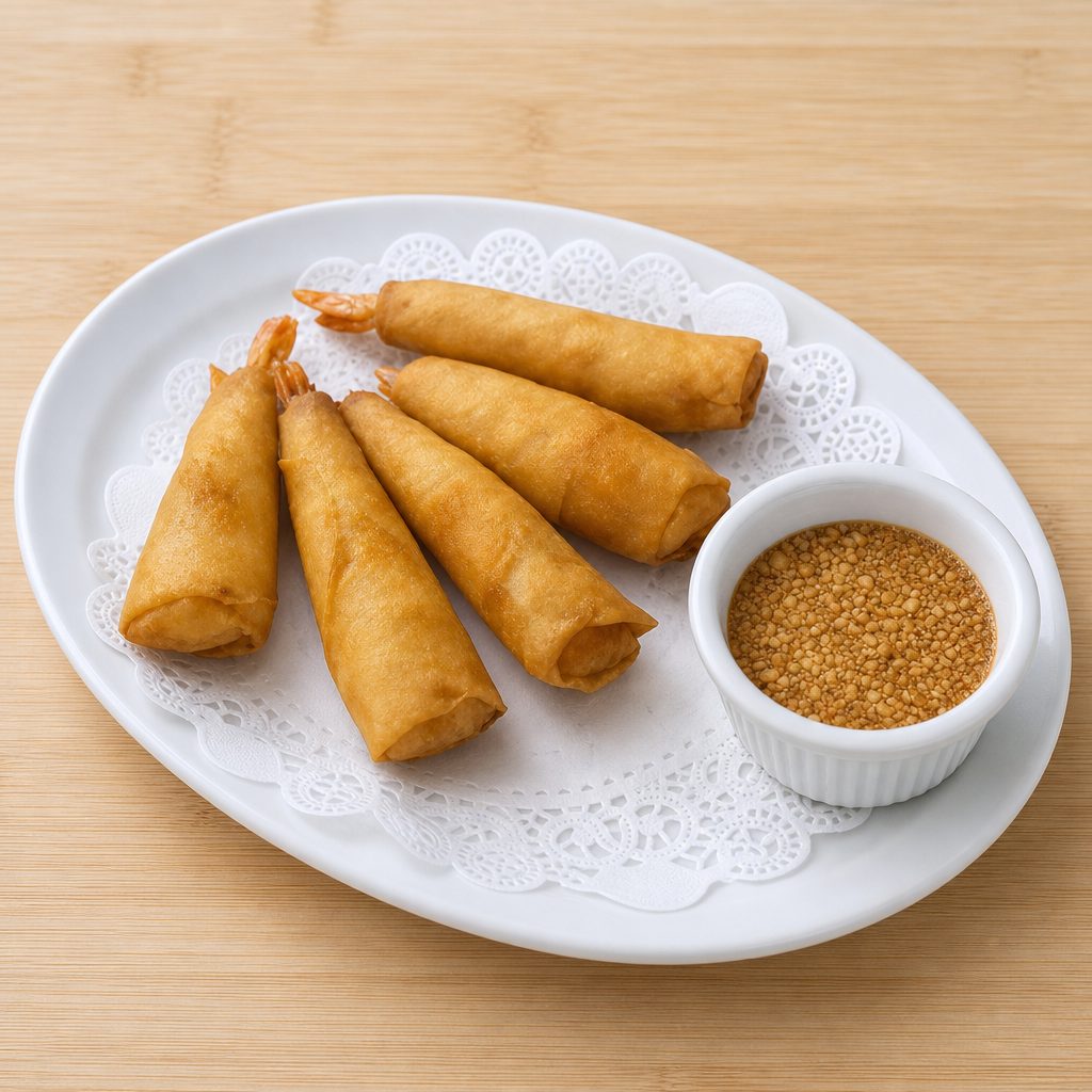 Shrimp in a Blanket.