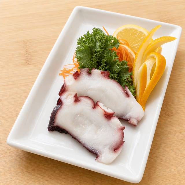 Octopus Sashimi.
