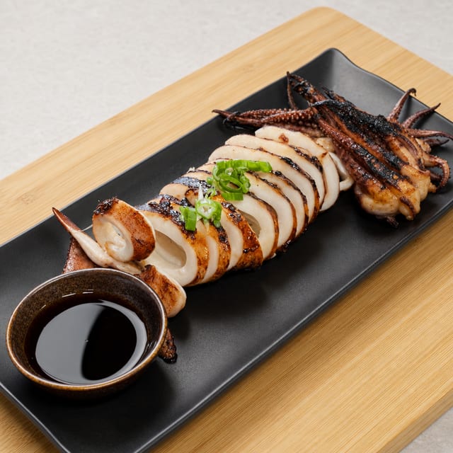 Grilled Whole Squid.