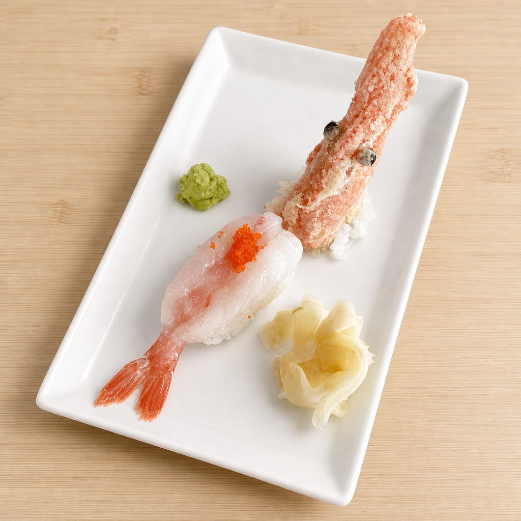 Amaebi Sushi.