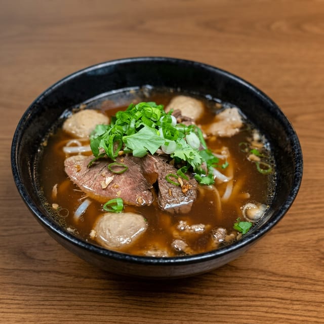 Thai Beef Noodle Soup.