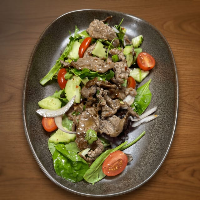 Spicy Beef Salad.