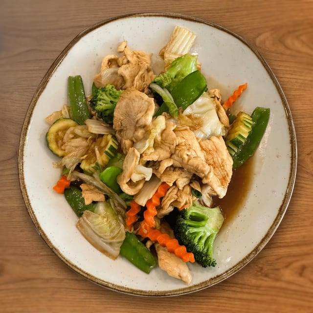 Stir Fried Mixed Vegetables.