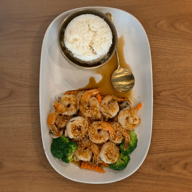 Shrimp Teriyaki.