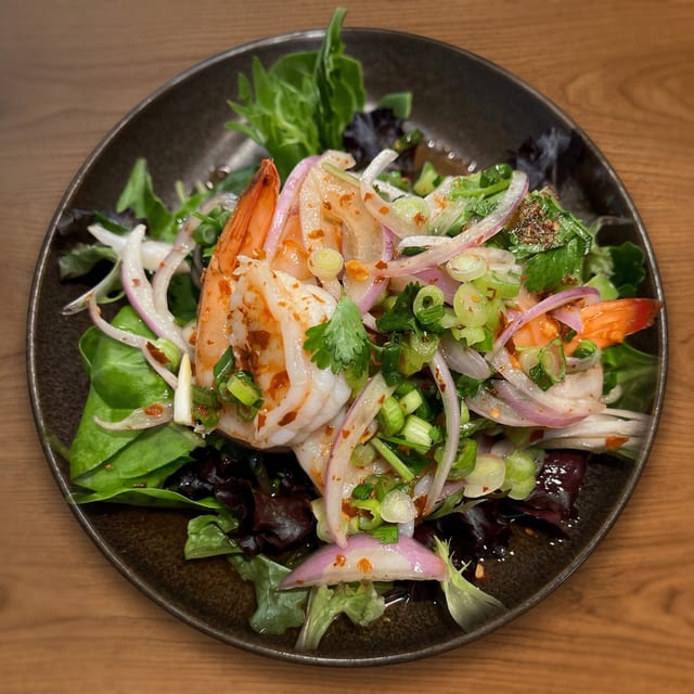 Jumping Shrimp Salad.