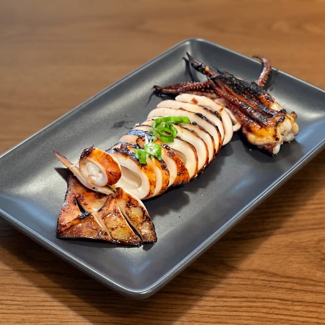 Grilled Whole Squid.
