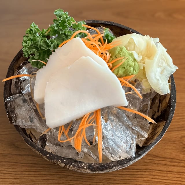 White Fish Sashimi.