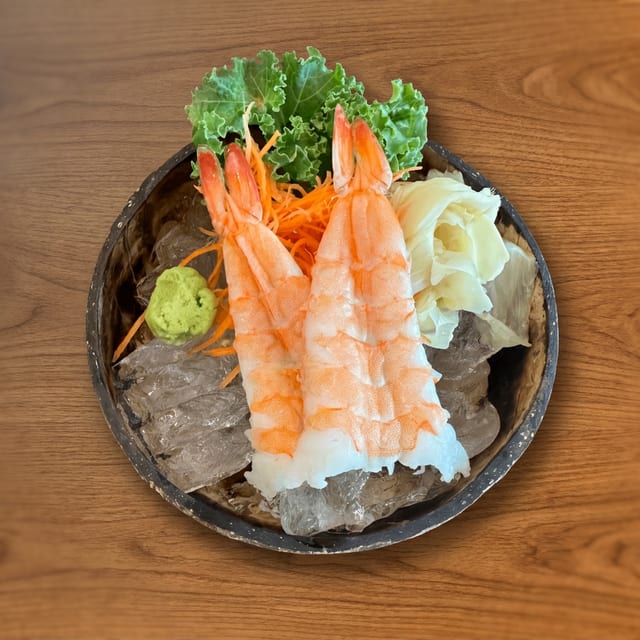 Shrimp Sashimi.
