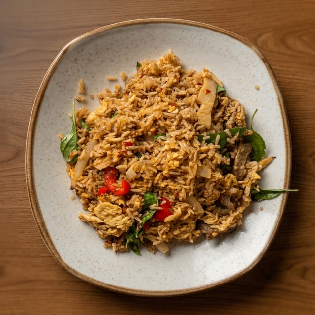 Basil Fried Rice.