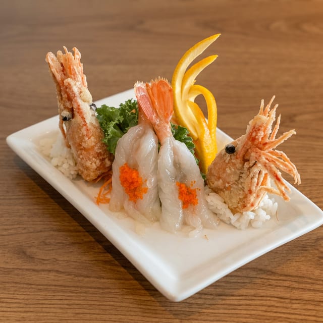 Amaebi Sashimi.