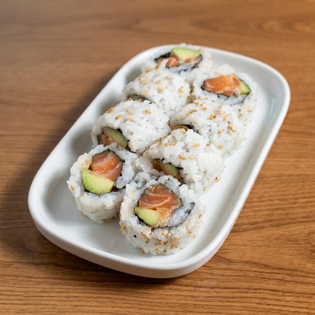 Spicy Salmon Roll.